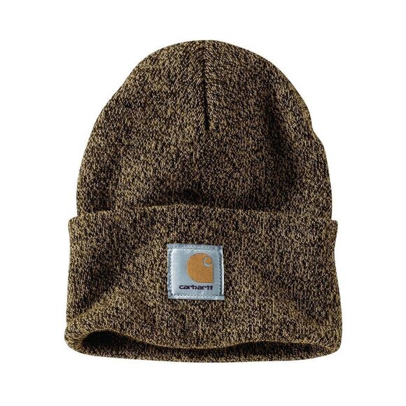 Brown Sandstone Carhartt Beanie Hat NEW - Picture 1 of 3